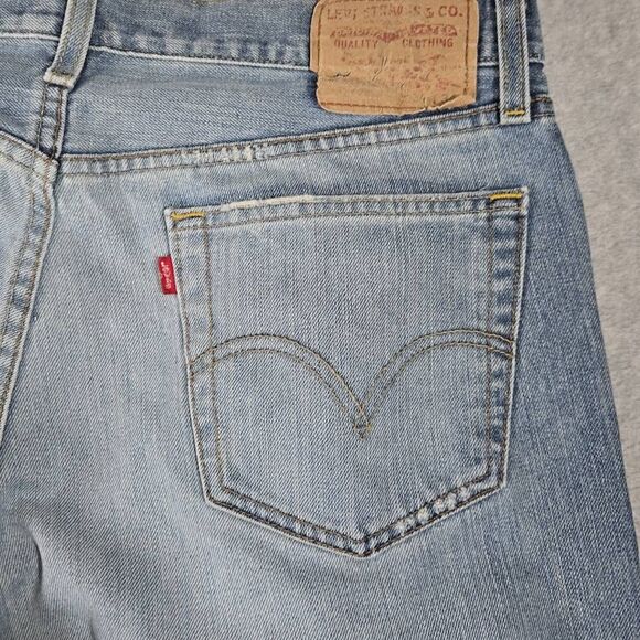 Vintage Levis 567 Jeans Mens 34x34 Blue Loose Bootcut Pants Baggy Y2K (32x32) - Picture 8 of 15